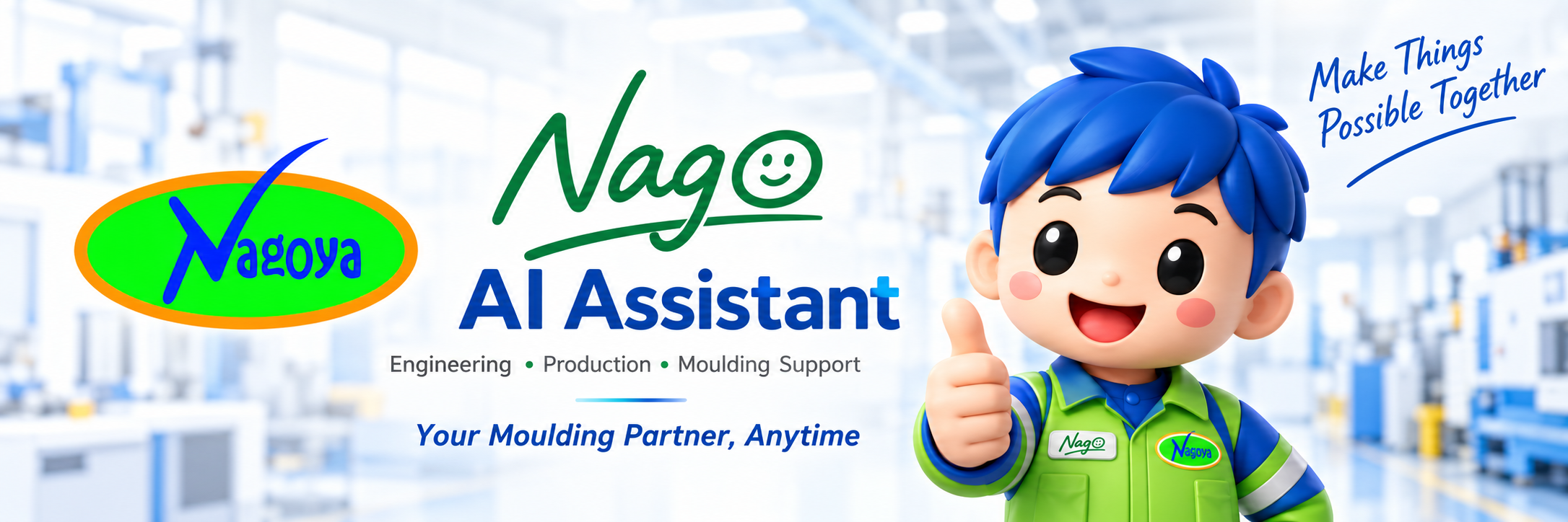 Nago AI Assistant — Your Moulding Partner, Anytime
